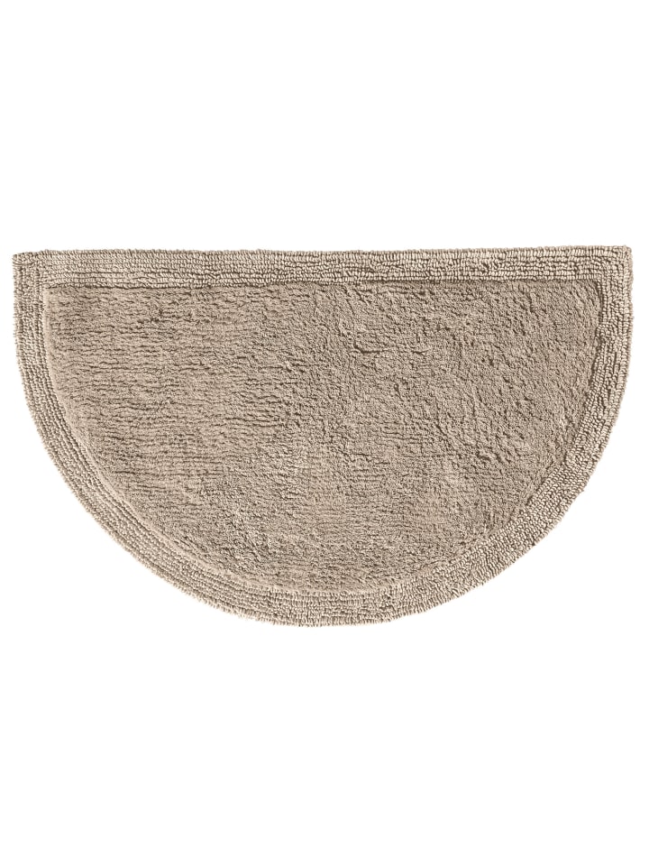 Duschvorlage halbrund Stuttgart in taupe