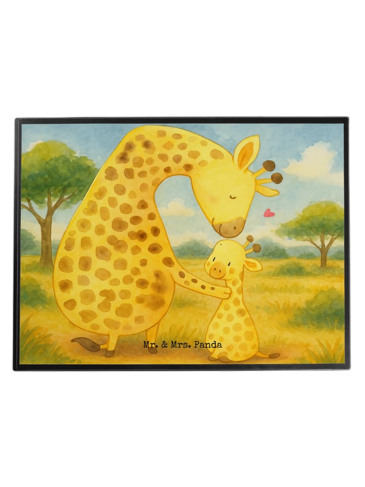 Schreibunterlage Giraffe Kind Design ohne Spruch in Weiß
