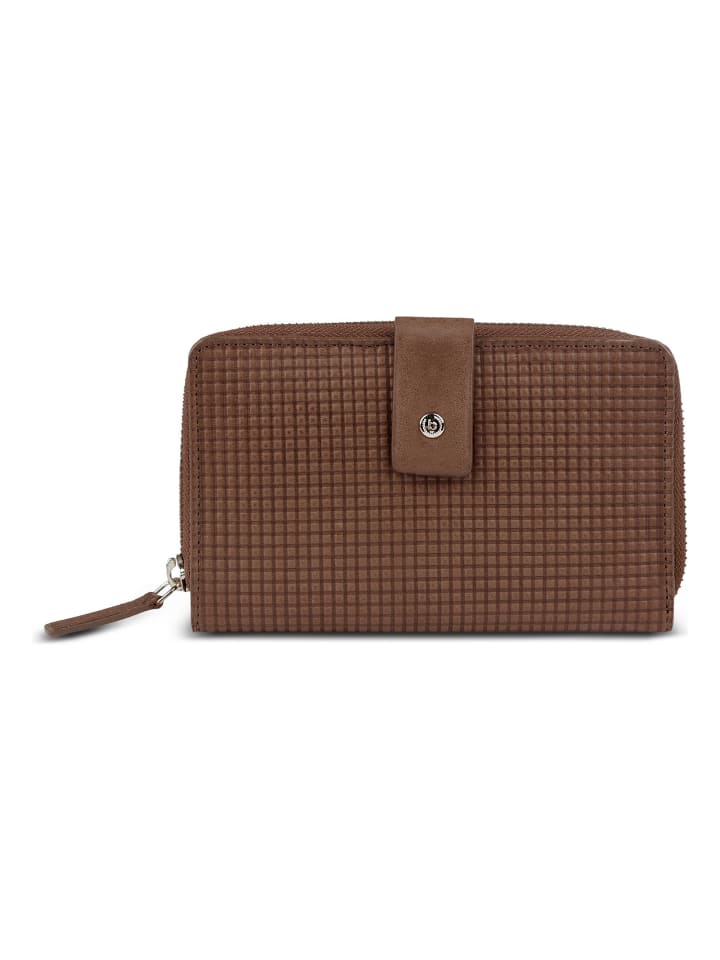 Noemi Geldbörse RFID Schutz Leder 16 cm cognac