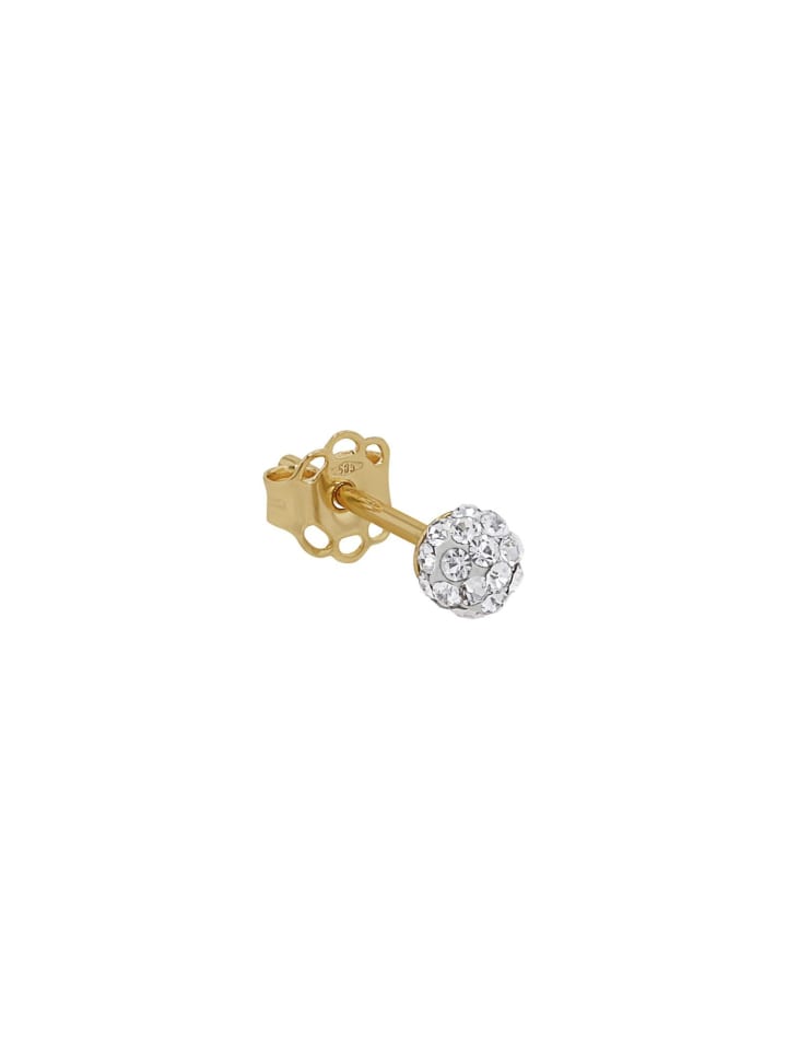 Single Ohrstecker Gold 585/14 ct in Gold