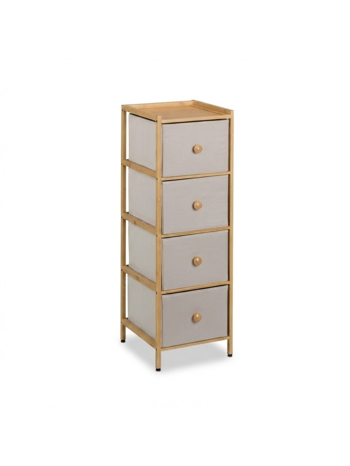 Kommode in Beige/ Natur - (B)31 x (H)94 x (T)30 cm