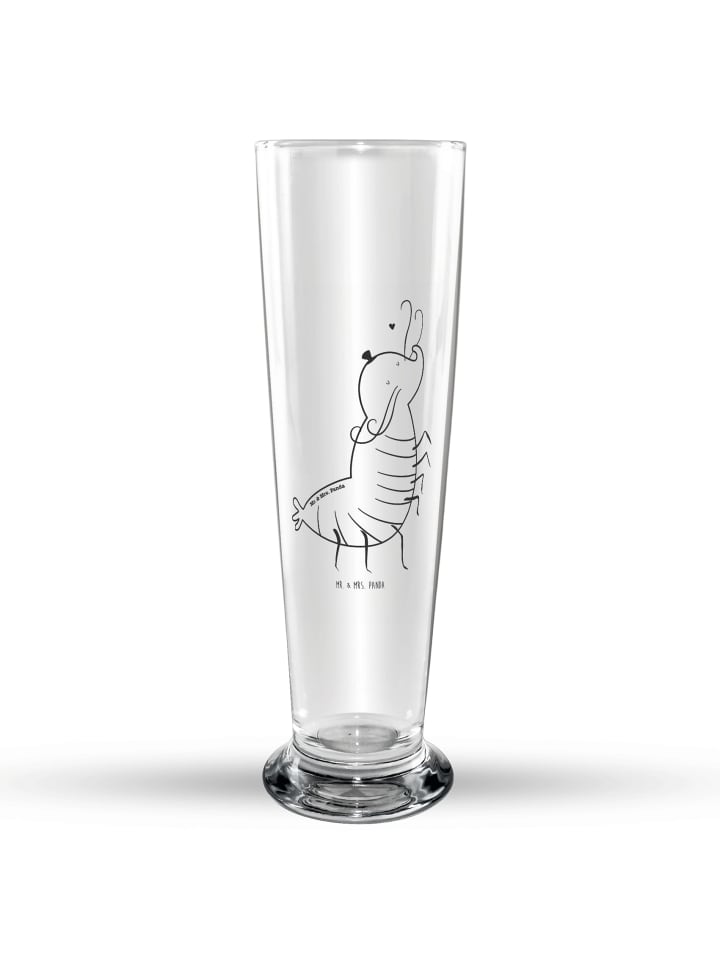 Bierglas Garnele Franzose ohne Spruch in Transparent