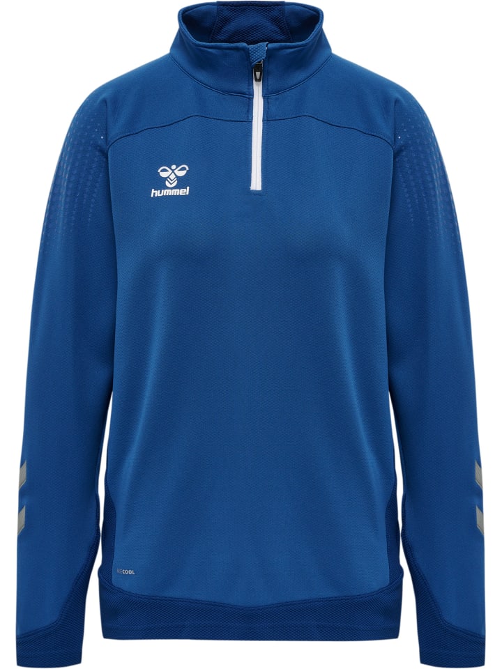 Halbreißverschluss Jacke Hmllead Damen in TRUE BLUE