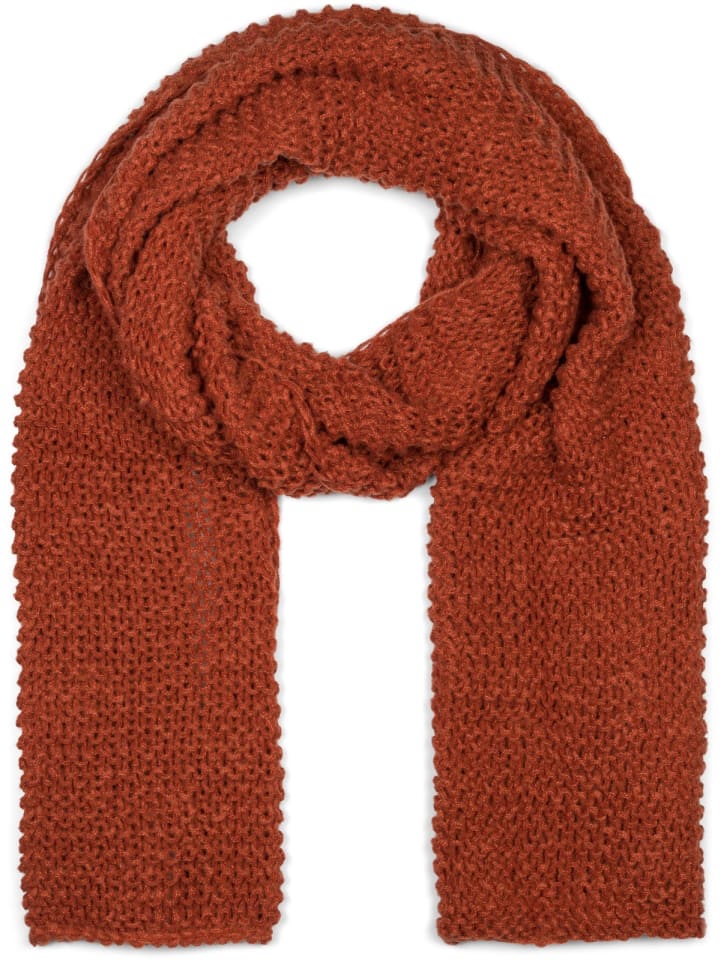 Strickschal in Rehbraun