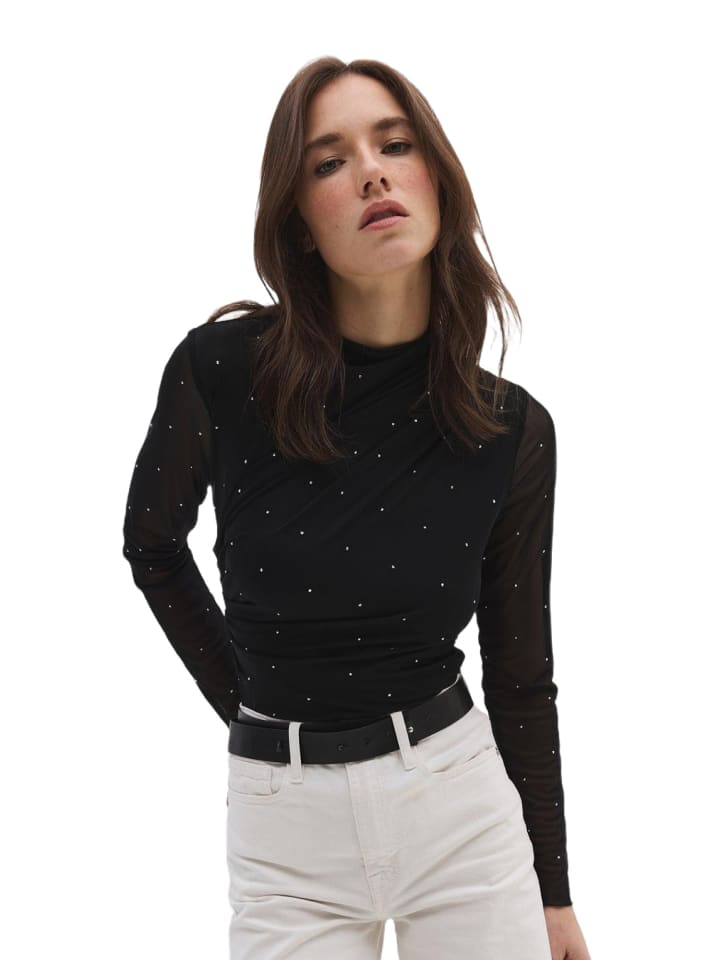 Blouse in Schwarz