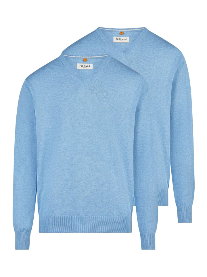 Pullover Basic in Hellblau