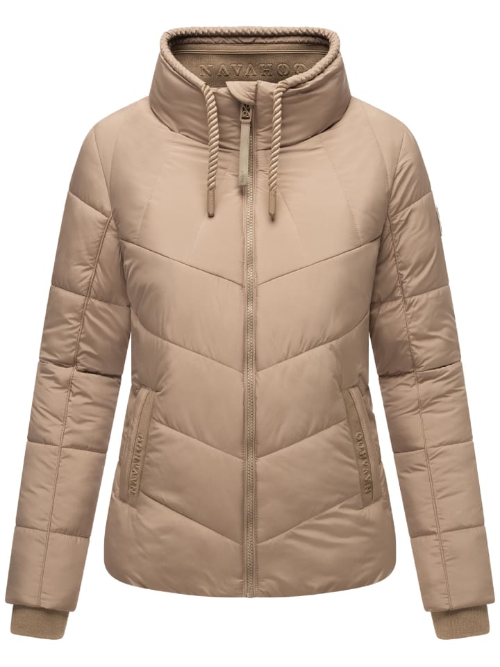 Steppjacke Liebesfee 14 in Taupe Grey