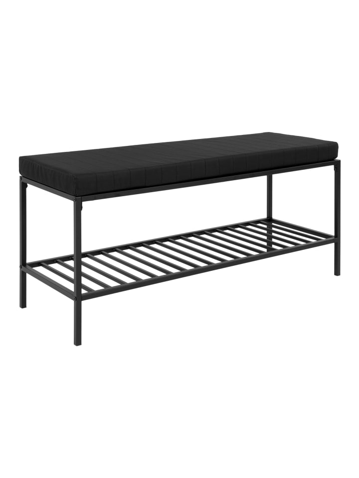 Sitzbank Vita Schwarz 36 x 100 cm