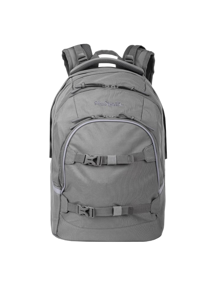Milo Schulrucksack 43 cm grau