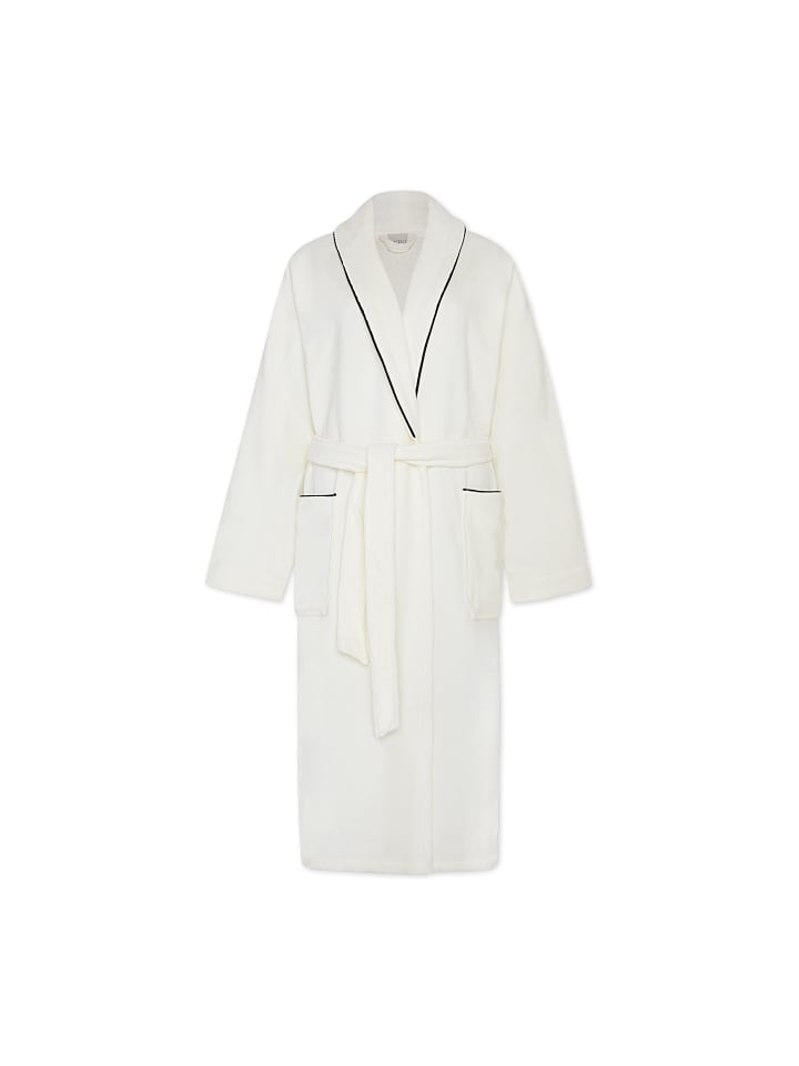 Schalkragenmantel Homewear in ivory