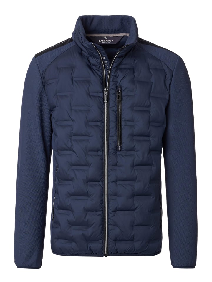 Steppjacke Basic in Dunkelblau