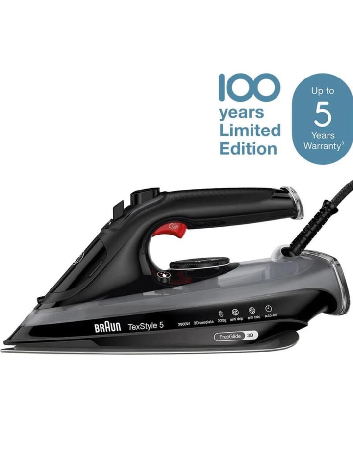 Dampfbügeleisen SI 5088 BK 100YRS Edition 2800 Watt in Schwarz