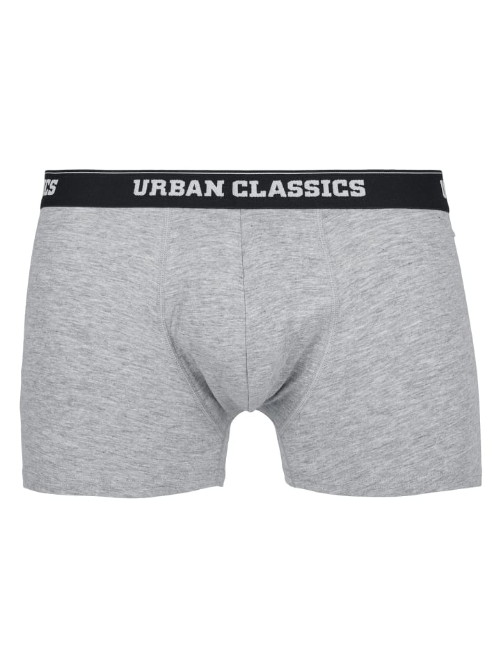 Boxershort in grey+darkgreen+black