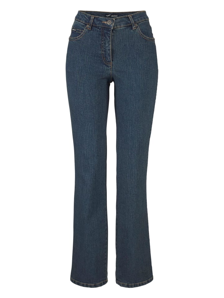 Gerade Jeans in dunkel blau