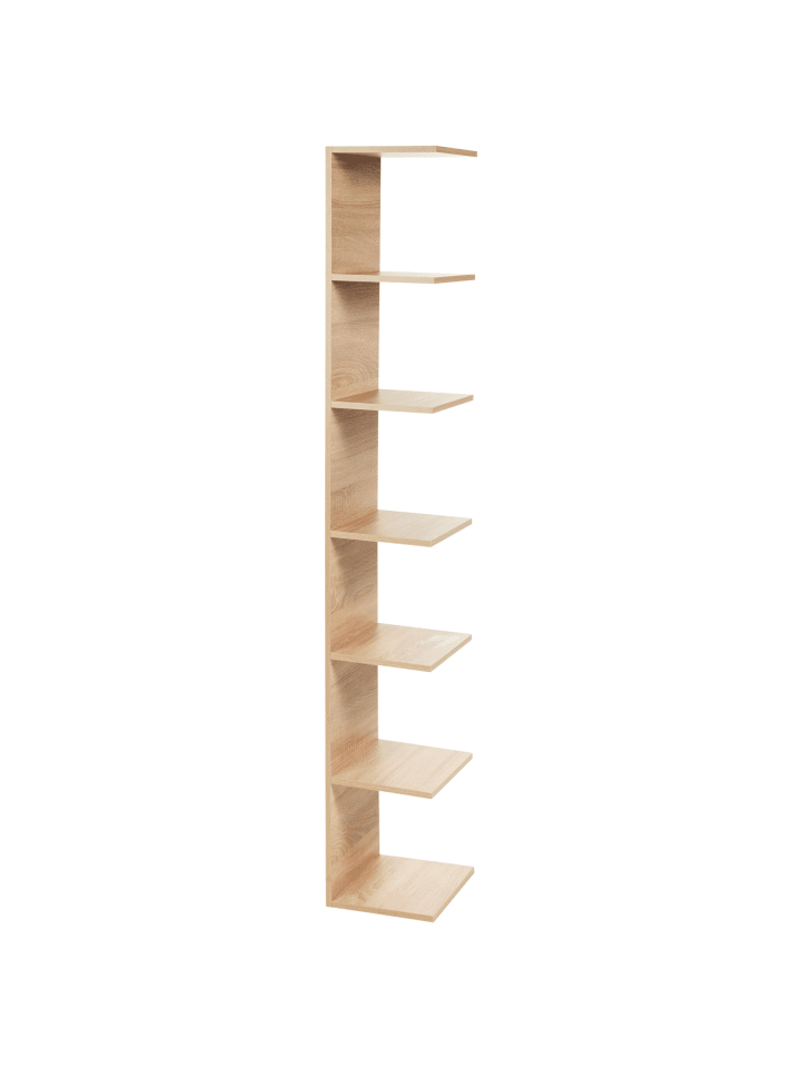 Bücherregal ESTON in Braun - (W) 30 x (H) 190 x (L) 28 cm