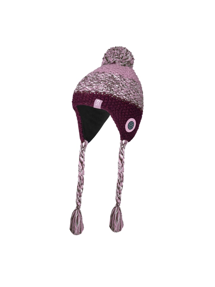 Bommelmütze Borgund in plum
