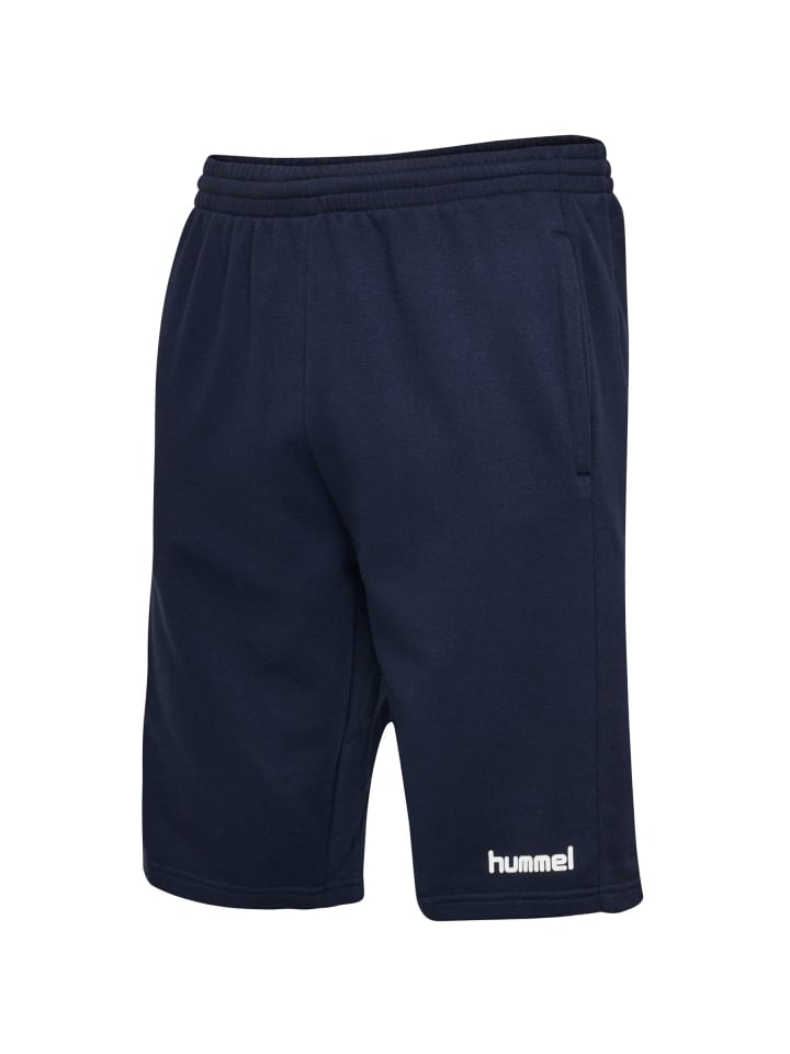 Kurze Jogginghose Basic Shorts Sweat Pants HMLGO in Blau