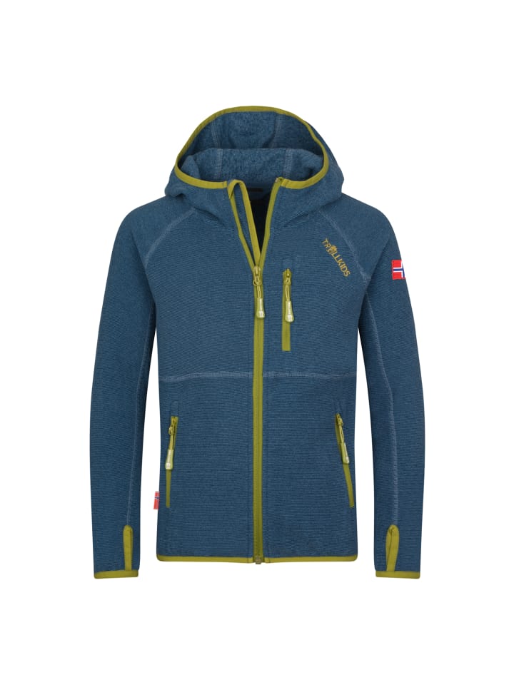 Fleecejacke Sandefjord in madeira blue
