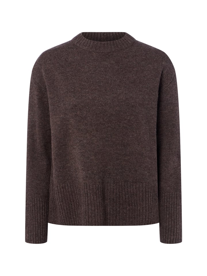 Wollpullover in schoko - 0001