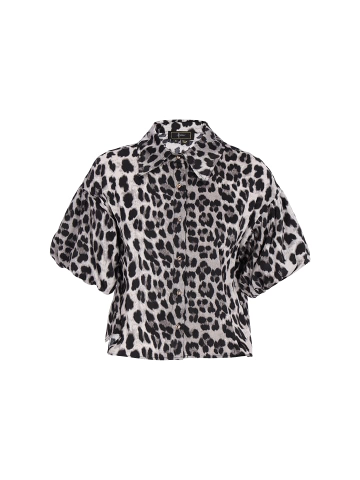 Women Shirt in navy leo