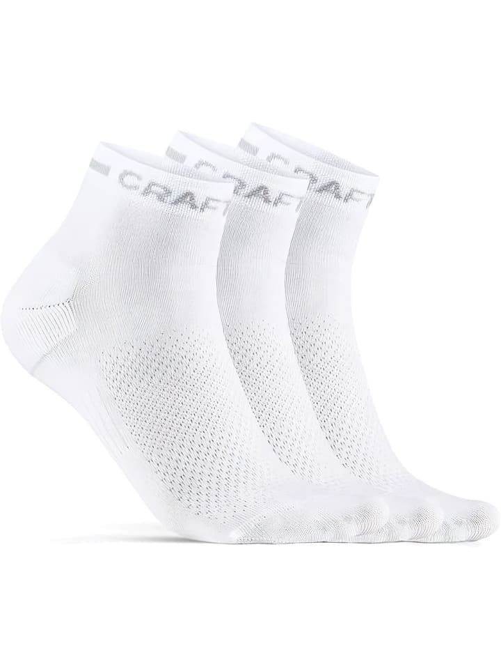 Socke in Weiß