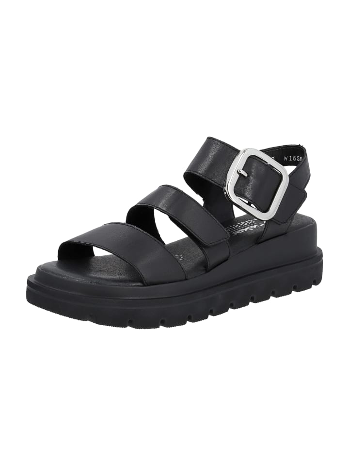 Römersandalen in Schwarz