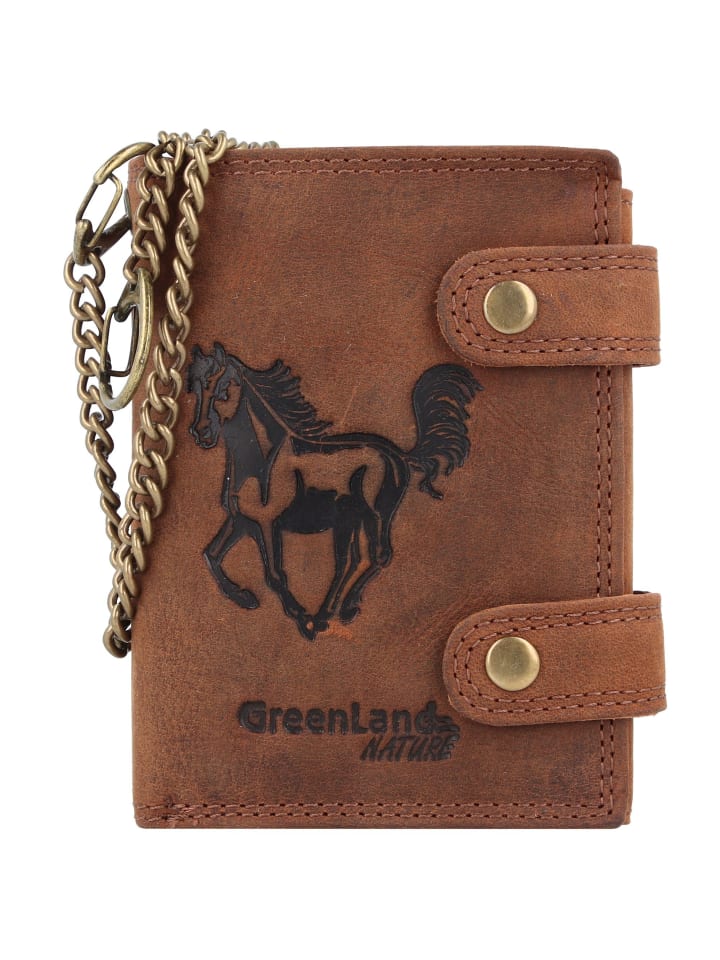 Montenegro Geldbörse RFID Schutz Leder 2 cm horse