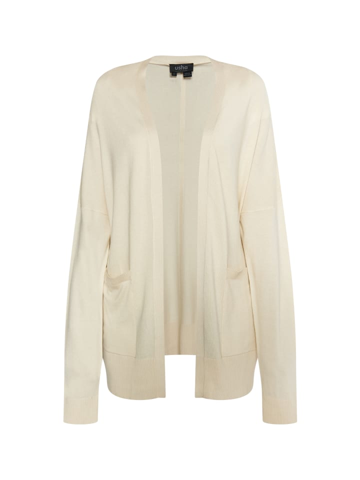 Damen Strick Cardigan in Creme