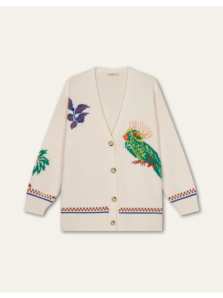 Vayu Cardigan in Beige