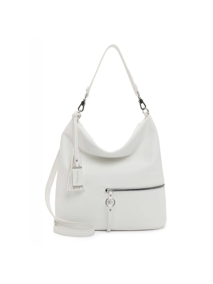 Nele Schultertasche 37 cm white