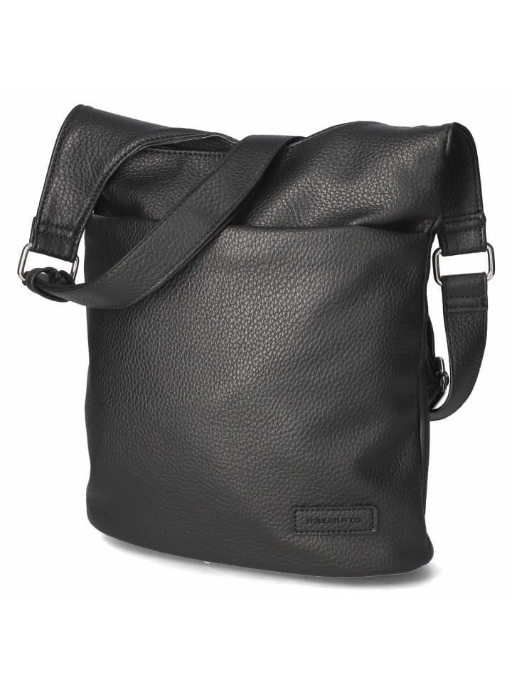 Schultertasche in schwarz