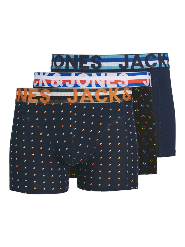 3er-Pack Trunks in Black 1
