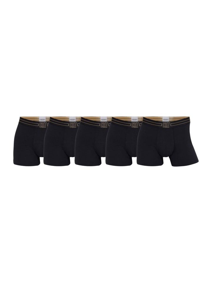 Boxershort 5er Pack in Schwarz/Gold