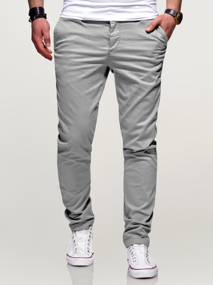 Chinohose Heritage in grau
