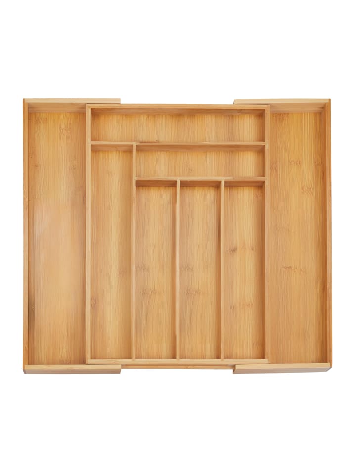 Besteckkasten in Natur - (B)52 x (H)5 x (T)45,5 cm