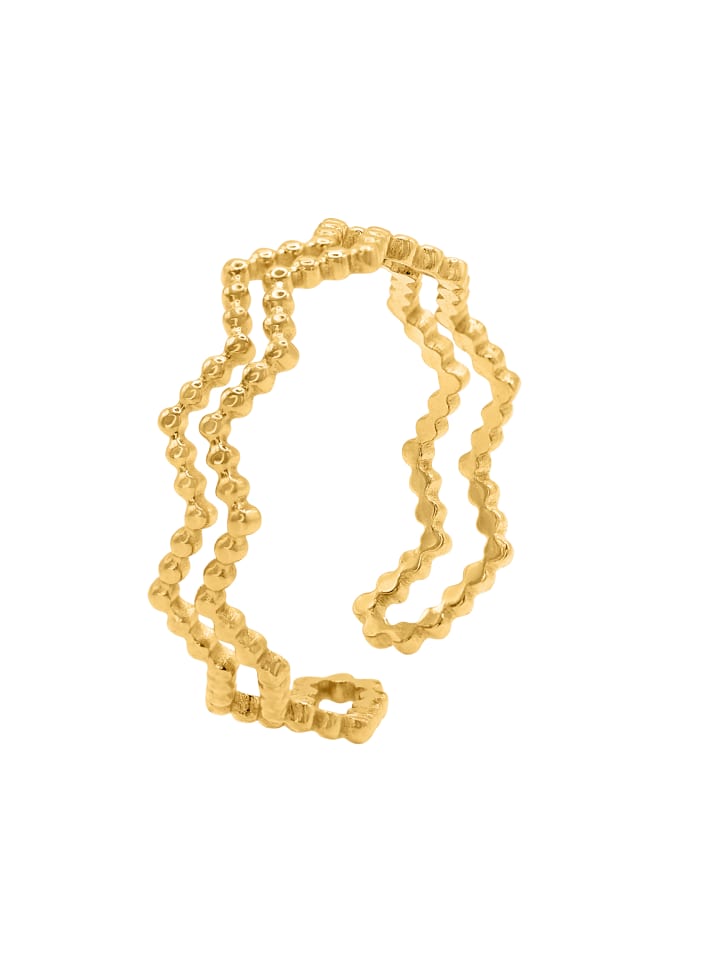 Damenring Clare goldfarben in goldfarben