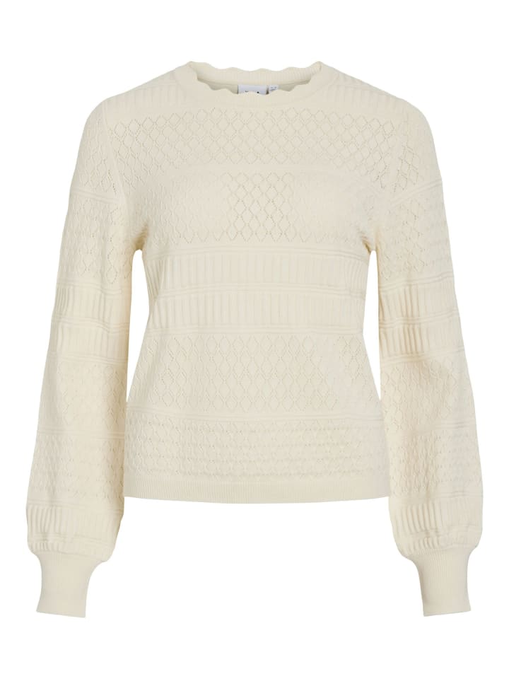 Strickpullover in Whisper White