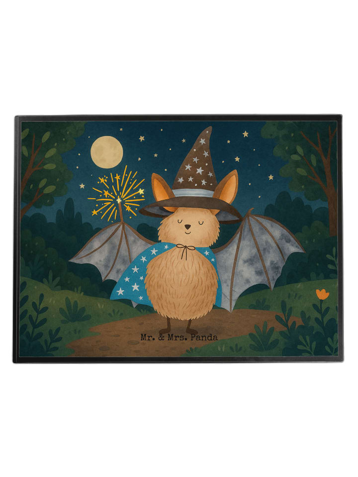 Schreibunterlage Fledermaus Zauberer Design ohn... in Weiß