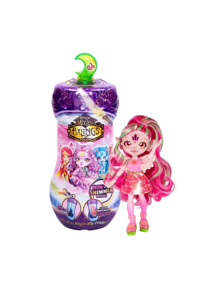 Pixlings Jetzt mit Schimmer-Enthüllung! Faye, das Feen-Pixling Puppe 5+