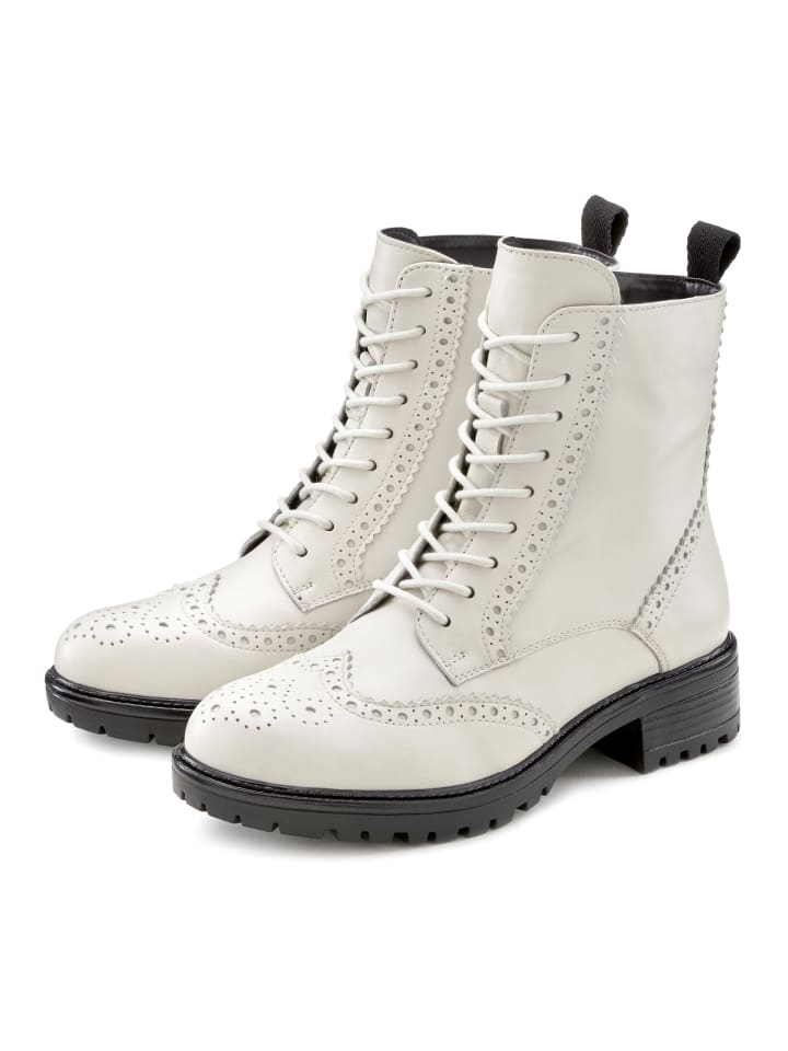 Schnürboots in weiß