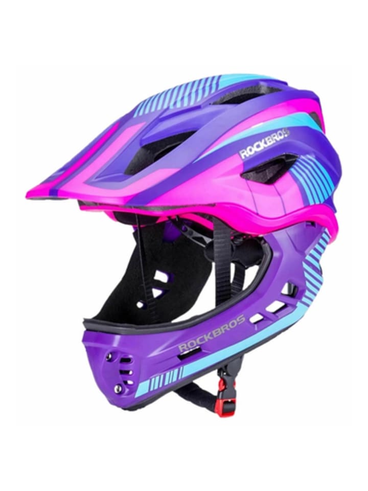 Rockbros TT 32SBPP S Kinderfahrradhelm mit abnehmbarem