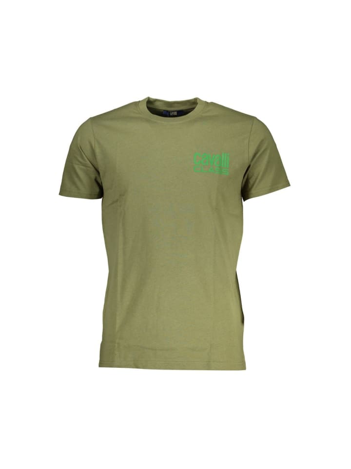 Grün Baumwolle Herren T-Shirt