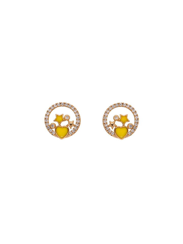 Women Earrings in Yellow