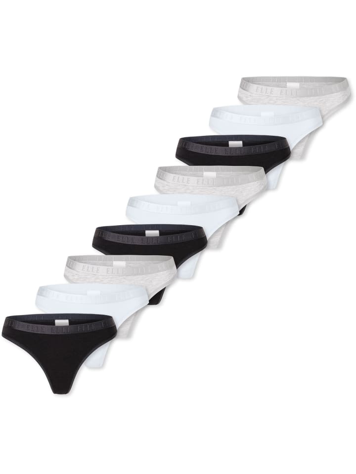 Tanga Super Soft in schwarz, grau, weiß