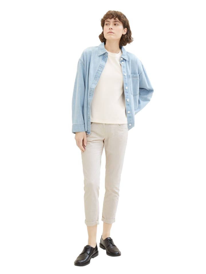 Stoffhose / Chino TAPERED RELAXED comfort/relaxed in Mehrfarbig
