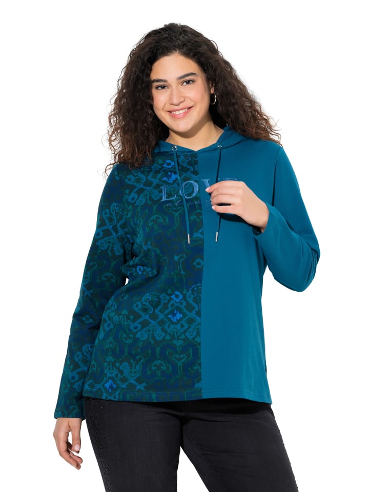 Sweatshirt in petrol