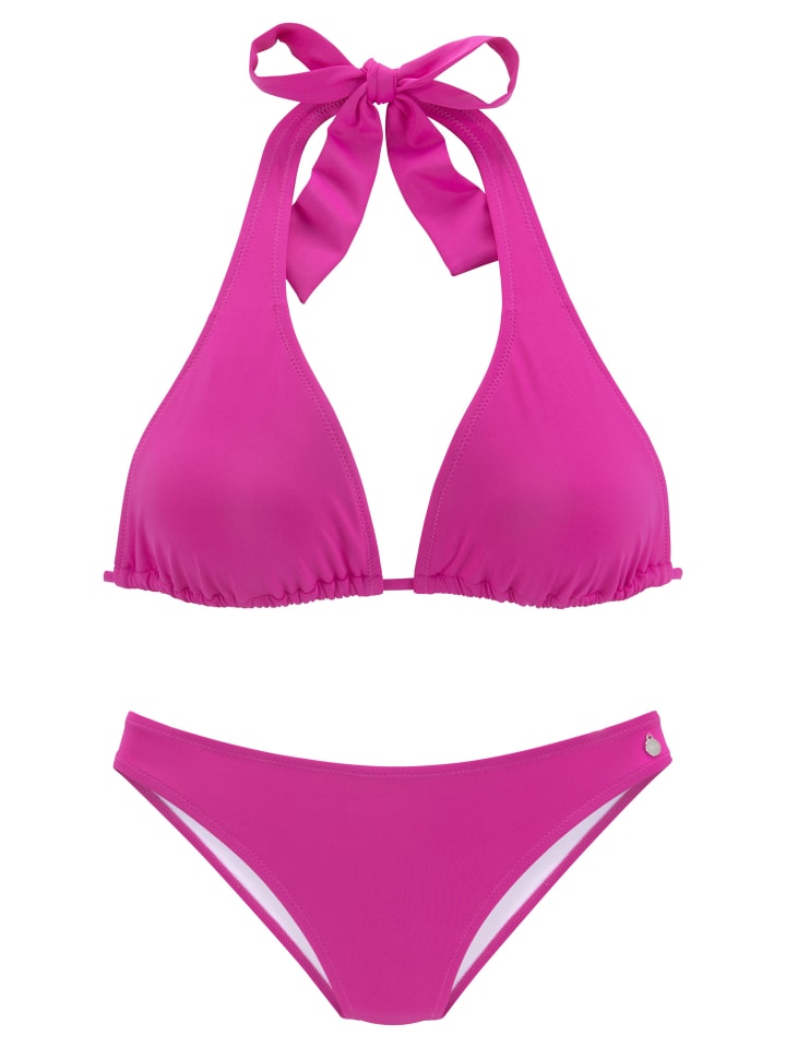 Triangel-Bikini in pink