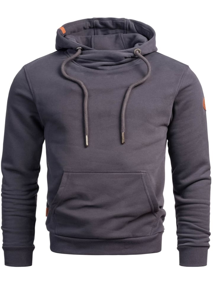 Hoodie Alessandro Salvarini Herren Hoodie AS294 in Anthrazit