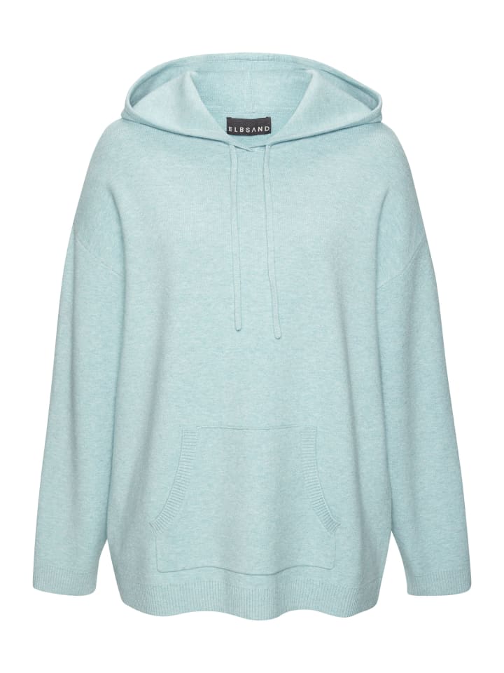 Kapuzenpullover in blau