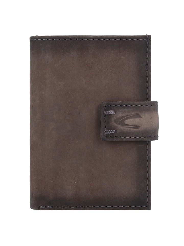 Dallas Kreditkartenetui RFID Schutz Leder 7 cm grey